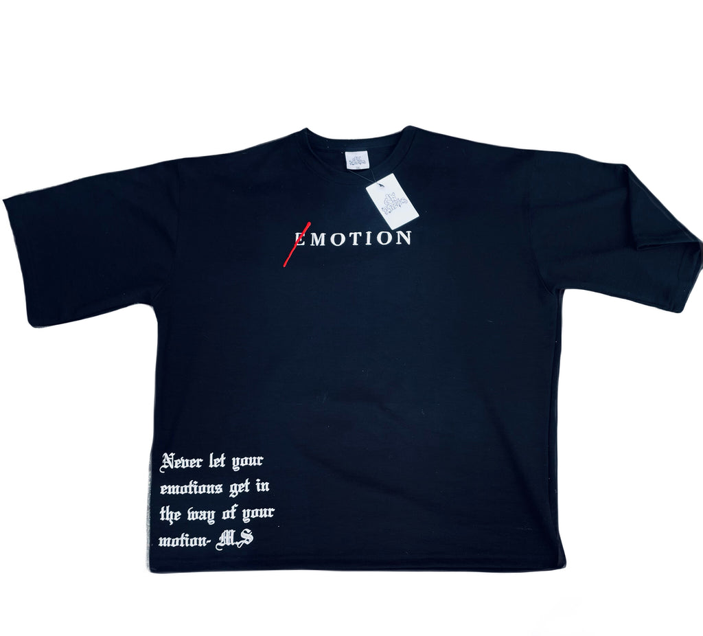 1k Emotion Tee W/ Emotion Quote; Plain Back
