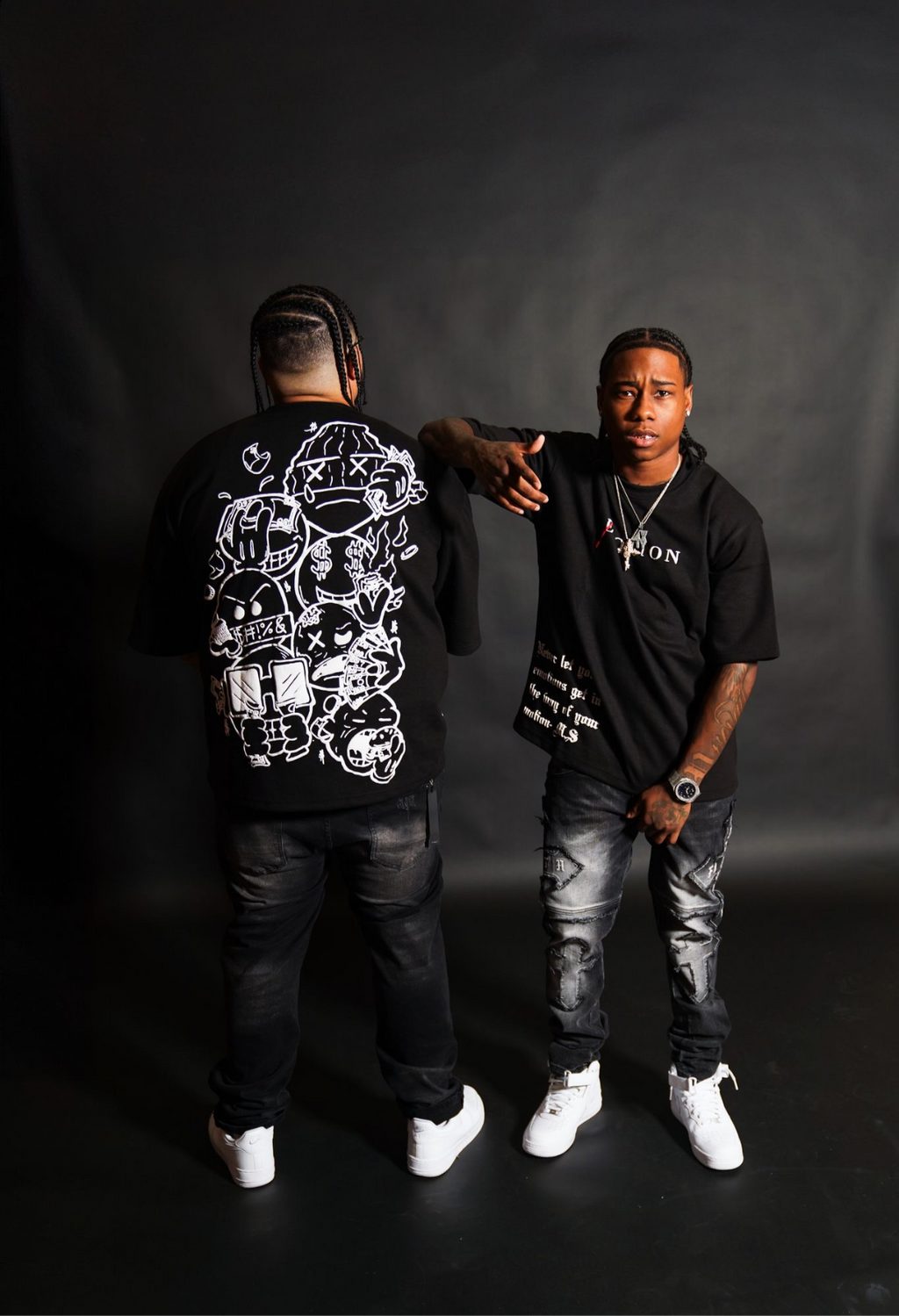1K Emotion Tee W/ Emotion Face Back