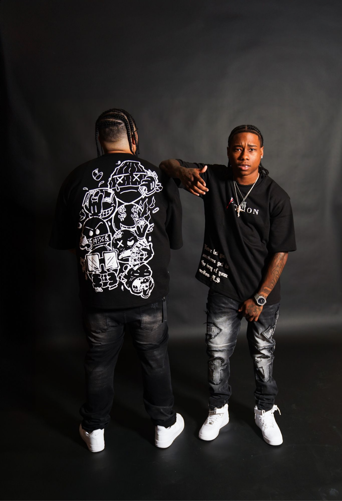 1K Emotion Tee W/ Emotion Face Back